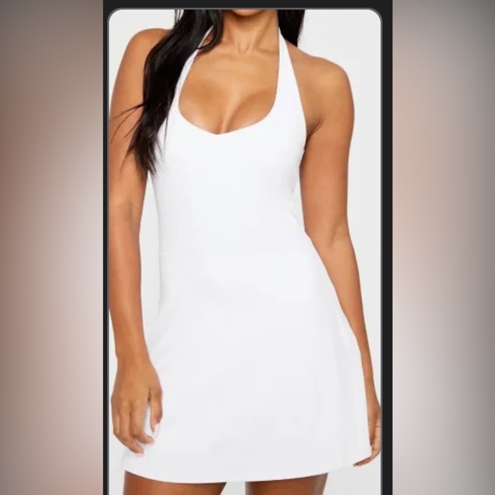 Susana Monaco White Backless Halter Dress Size XS - Picture 14 of 14